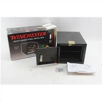 winchester heavy gauge steel pistol box|winchester legacy 53 gun safe.